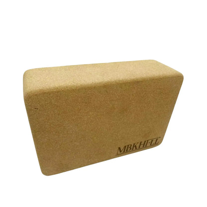 EcoMaster Cork Yoga Block - Non-Slip, High Density